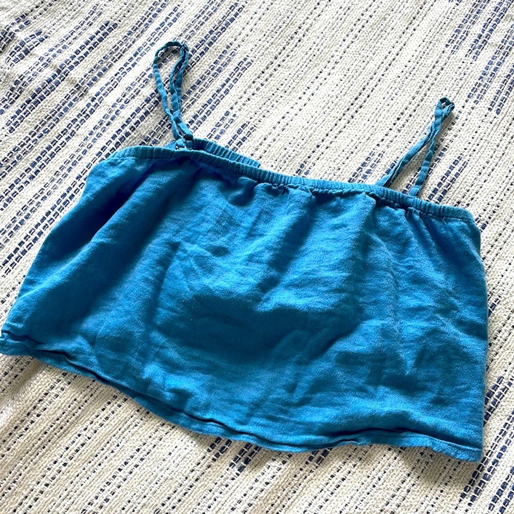 Roxy denim colored tank
